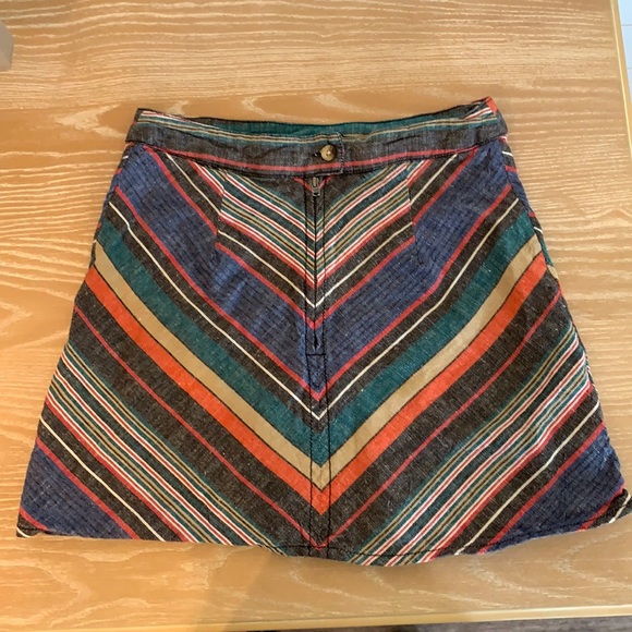 Free People Dresses & Skirts - Free People Yours Truly Chevron Skirt Sz 0
